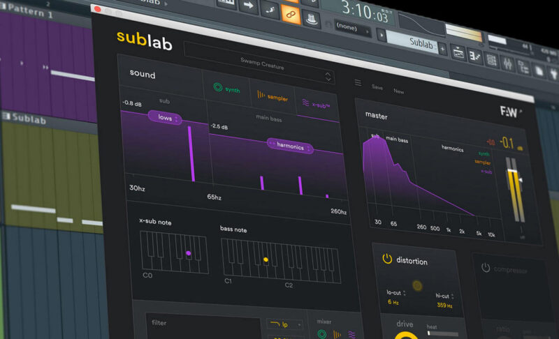 低音合成器 SubLab XL v1.0.2 U2B macOS-YU158-音频制作系统办公资源