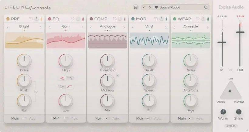 模拟饱和效果插件！Excite Audio Lifeline Console v1.1.2 WIN版-YU158-音频制作系统办公资源