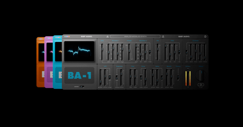 模拟建模合成器 BABY Audio BA-1 v1.0.0 Regged WIN/MAC-YU158-音频制作系统办公资源