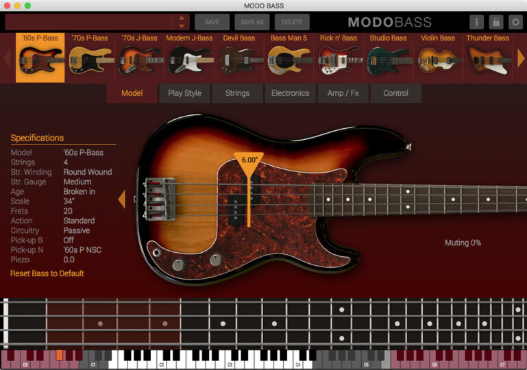 建模贝斯音色 IK Multimedia MODO BASS v1.5.2 WIN/MacOS-YU158-音频制作系统办公资源