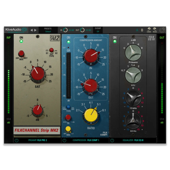 70年代硬件通道条模拟效果器 Kiive Audio Filkchannel Strip MK2 v1.0.0 WIN/MAC-YU158-音频制作系统办公资源