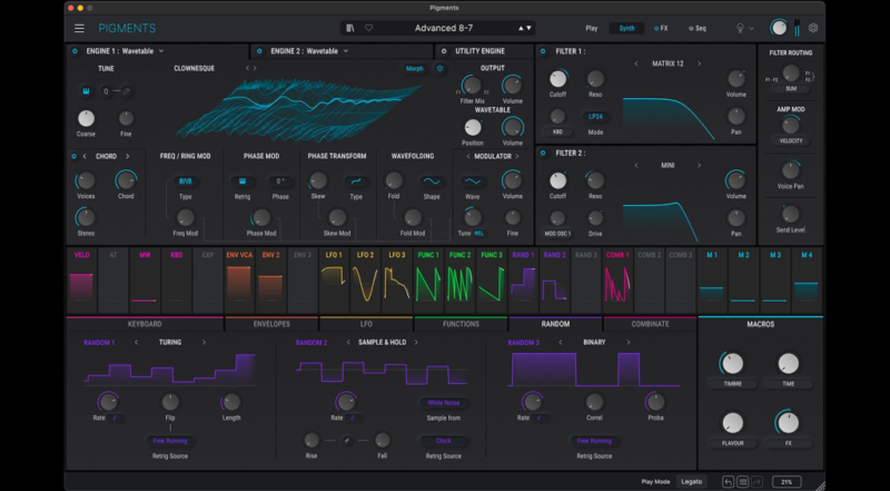 现代数字合成器 Arturia Pigments v5.0.1 WIN/MAC-YU158-音频制作系统办公资源
