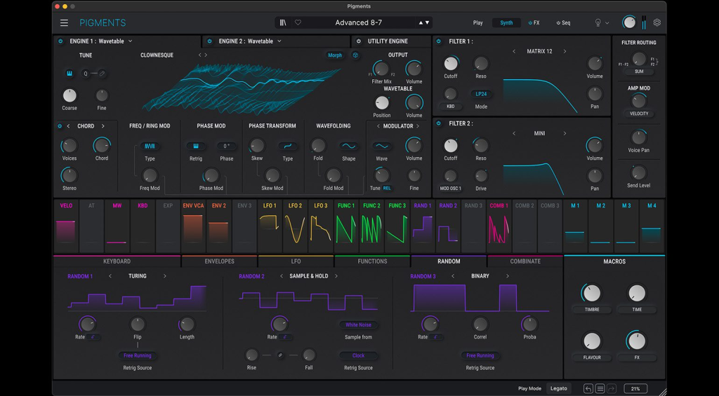 现代数字合成器 Arturia Pigments v5.0.1 WIN/MAC-YU158-音频制作系统办公资源