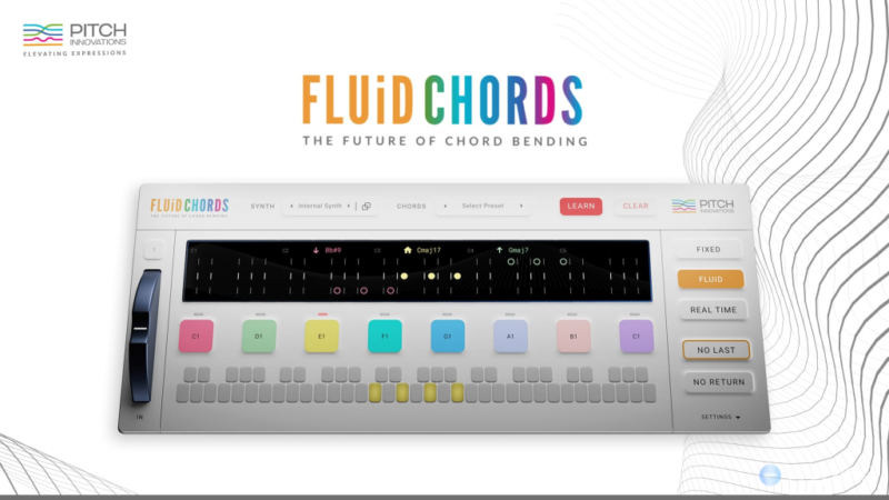 终极和弦滑音插件 Pitch Innovations Fluid Chords v1.4.3 WIN-YU158-音频制作系统办公资源