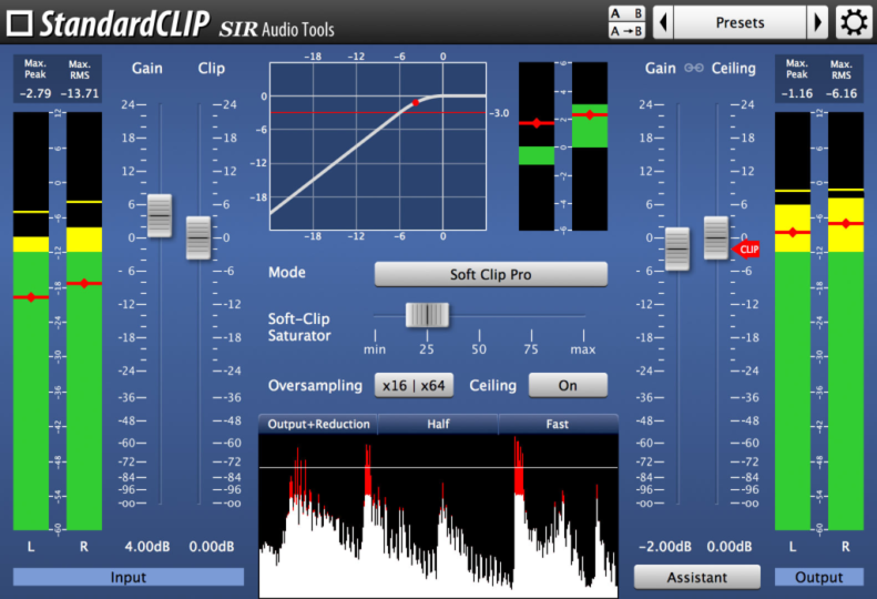 总线响度提升&削波限制器 SIR Audio Tools Standard CLIP v1.6.034 WIN/MAC(附安装教程)-YU158-音频制作系统办公资源