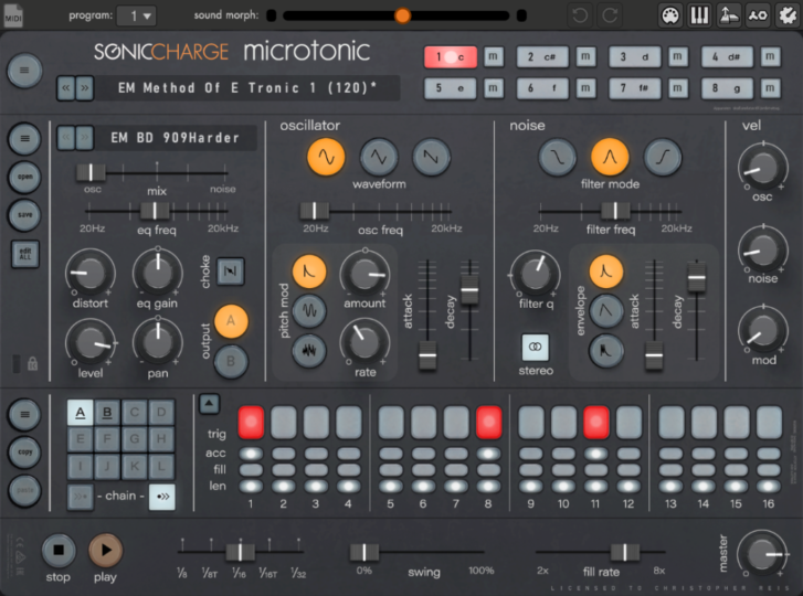人工智能鼓合成器 Sonic Charge Microtonic v3.3.4 WIN(含附加内容、安装教程)-YU158-音频制作系统办公资源