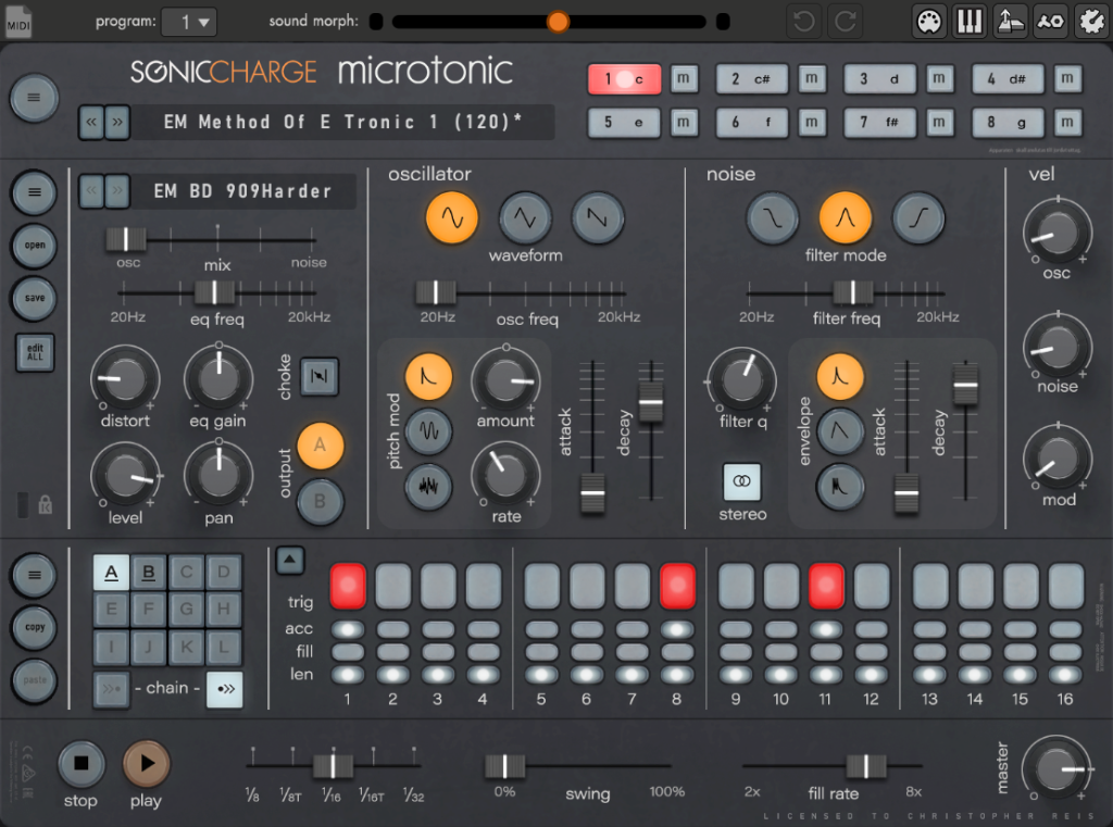 人工智能鼓合成器 Sonic Charge Microtonic v3.3.4 WIN（含附加内容、安装教程）-YU158-音频制作系统办公资源