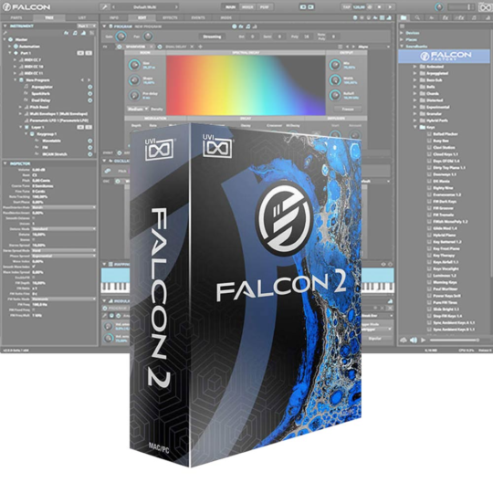 猎鹰新版 UVI Falcon v2.8.6 WIN Factory Library v2.8.1(原厂音色库)-YU158-音频制作系统办公资源