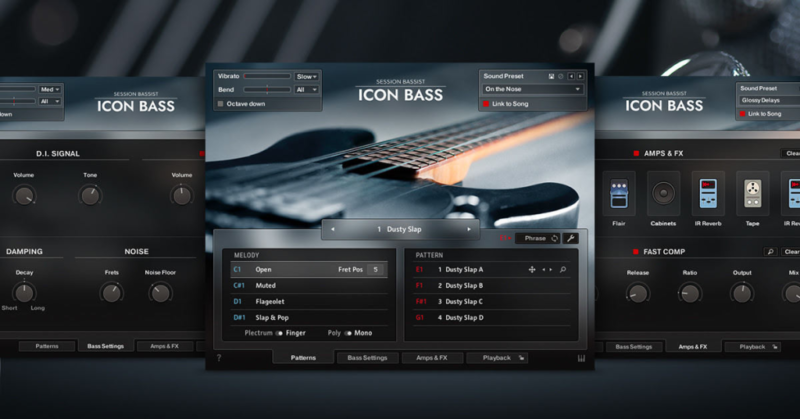 自动节奏传奇电贝斯音色库 Native Instruments Session Bassist Icon Bass-YU158-音频制作系统办公资源