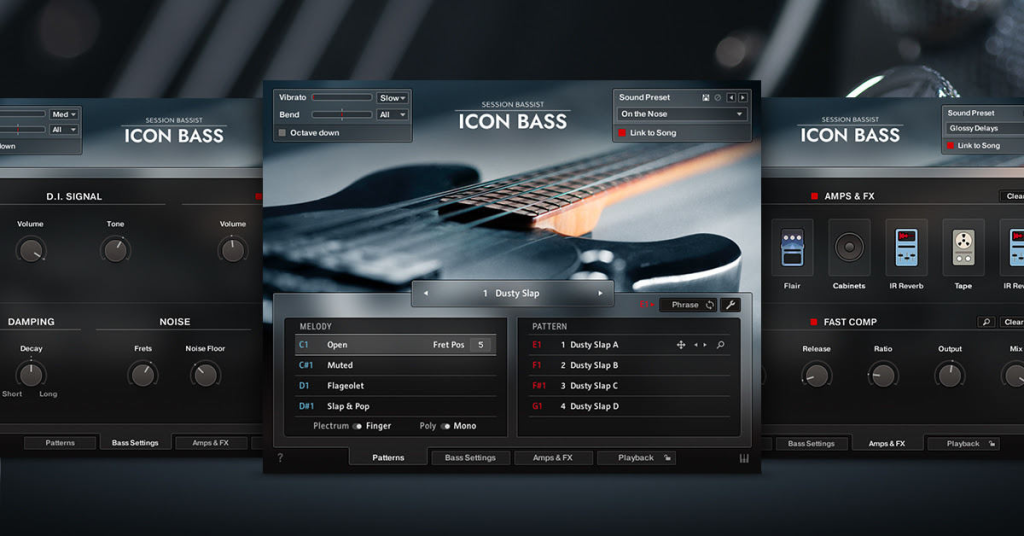 自动节奏传奇电贝斯音色库 Native Instruments Session Bassist Icon Bass-YU158-音频制作系统办公资源