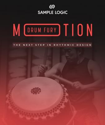 爆炸的红色大鼓节奏音色库 Sample Logic DRUM FURY MOTION KONTAKT-YU158-音频制作系统办公资源