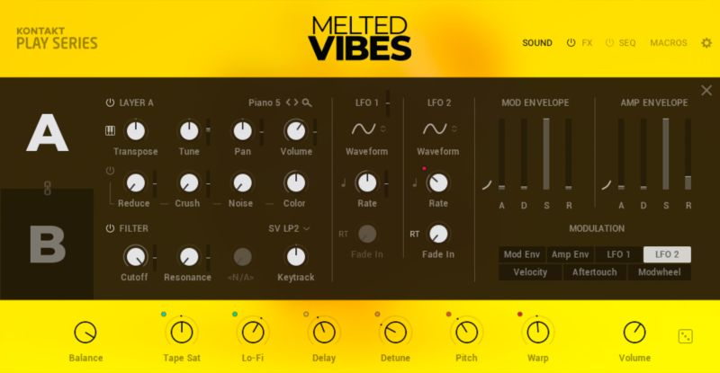 Play Series之神秘的边角料浪潮 Native Instruments Play Series Melted Vibes v2.0.0 KONTAKT-YU158-音频制作系统办公资源