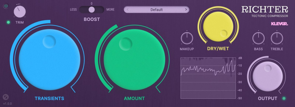 与众不同的压缩器 Klevgrand Richter v1.0.1 WIN/MAC-YU158-音频制作系统办公资源