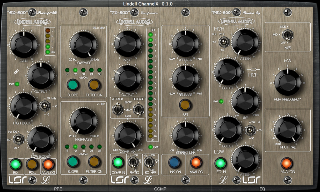 插件联盟系列500模块模拟效果器 Plugin Alliance Lindell Audio ChannelX v1.2.2 MAC（2024.01.11新增安装包，附安装教程）-YU158-音频制作系统办公资源