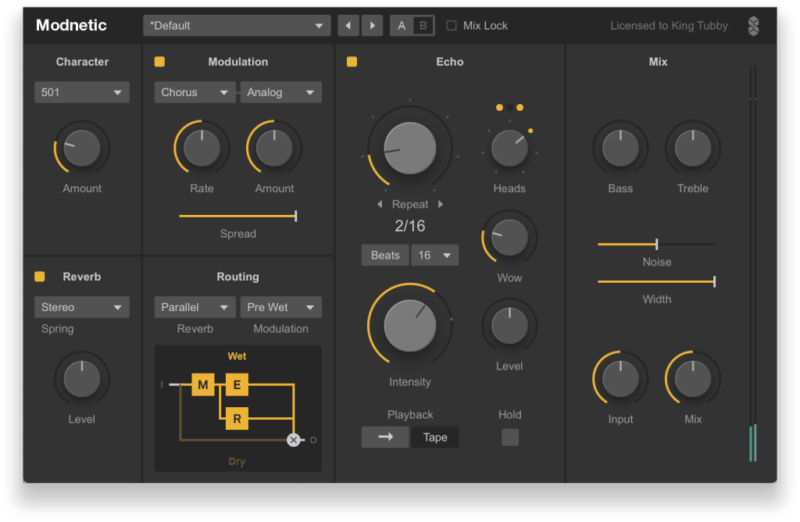 经典磁带延迟模拟插件 Surreal Machines Dub Machines Modnetic v1.3.1 WIN/MAC-YU158-音频制作系统办公资源
