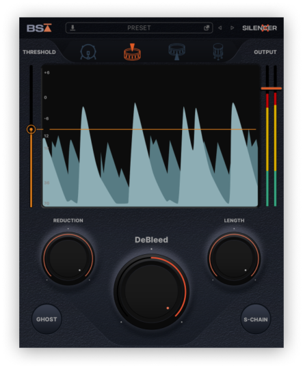 鼓点门限效果器 Black Salt Audio Silencer v1.0.1 WiN-YU158-音频制作系统办公资源
