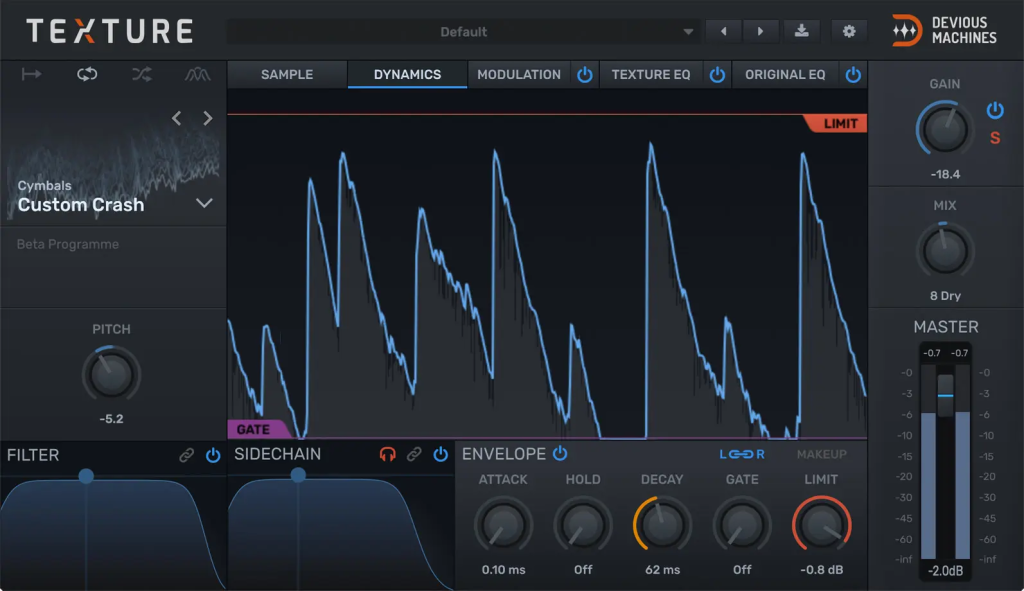 声音魔法效果器 Devious Machines Texture v1.8.10 WIN-YU158-音频制作系统办公资源