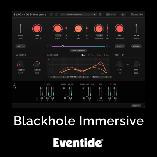 黑洞插件全景声版 Eventide Blackhole Immersive v1.0.1 WIN-YU158-音频制作系统办公资源