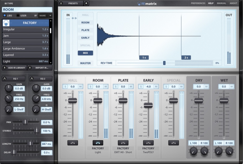 独特混响效果器 Overloud REmatrix v1.2.12 WIN/MAC-YU158-音频制作系统办公资源
