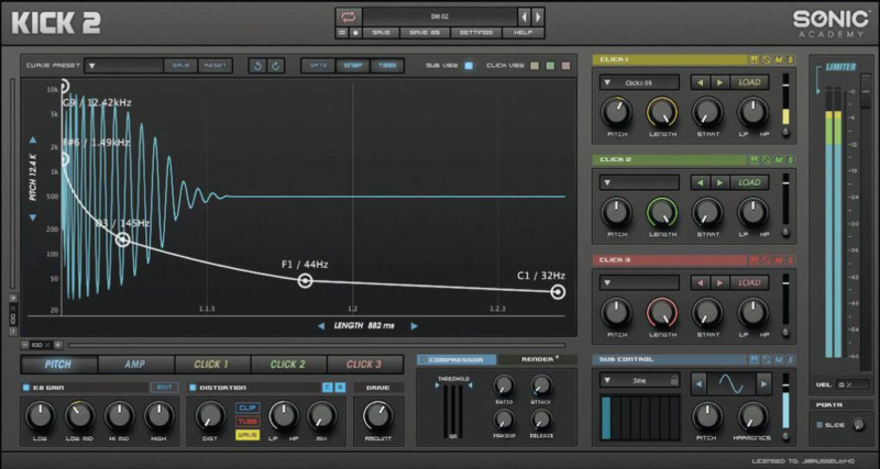 完美底鼓音源 Sonic Academy KICK 2 v1.1.7 WIN-YU158-音频制作系统办公资源