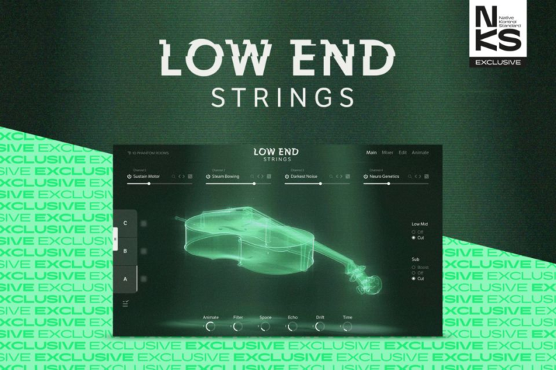 低音弦乐组音色库 Native Instruments Low End Strings KONTAKT-YU158-音频制作系统办公资源