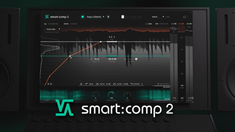 智能动态压缩效果器 Sonible Smartcomp 2 v1.0.3 WIN/MAC-YU158-音频制作系统办公资源
