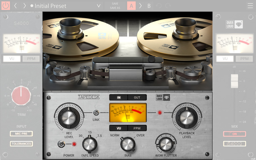 传奇模拟磁带效果器 Overloud Gem TAPEDESK v1.2.5 WIN/MAC-YU158-音频制作系统办公资源