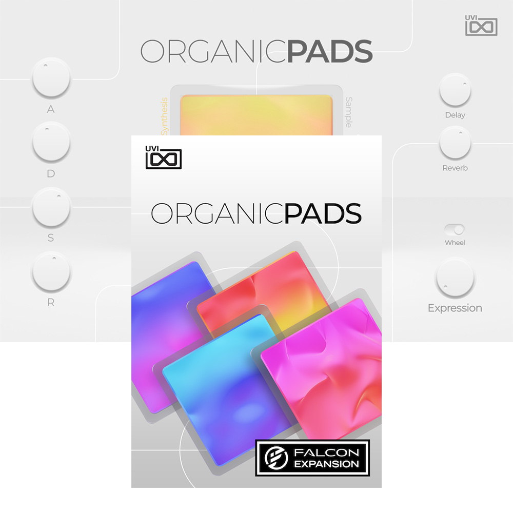 有机化铺底氛围扩展音色库 UVI Falcon Expansion Organic Pads v1.0.0 WIN-YU158-音频制作系统办公资源
