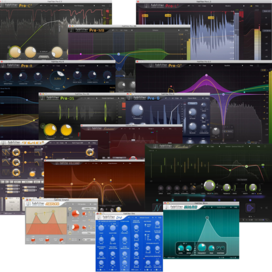 肥波最新版 FabFilter Total Bundle v2023.12.20 WIN/MAC-YU158-音频制作系统办公资源