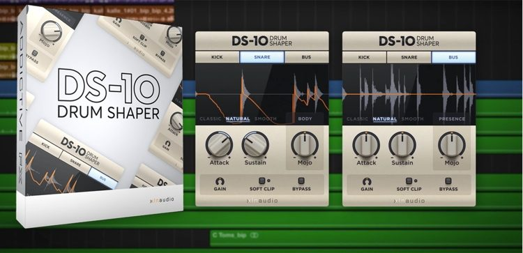 鼓机动态处理插件 XLN Audio DS-10 Drum Shaper v1.2.5.1 WIN-YU158-音频制作系统办公资源