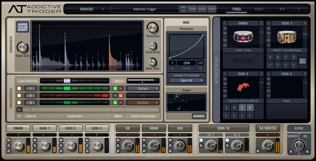 智能鼓点替换插件 XLN Audio Addictive Trigger Complete v1.3.5.1 WIN-YU158-音频制作系统办公资源