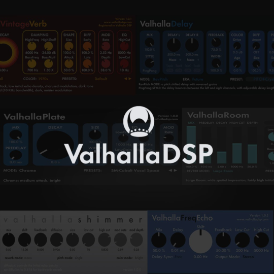 超级混响合集 ValhallaDSP bundle 2023.12 macOS(支持intel & M系列)-YU158-音频制作系统办公资源