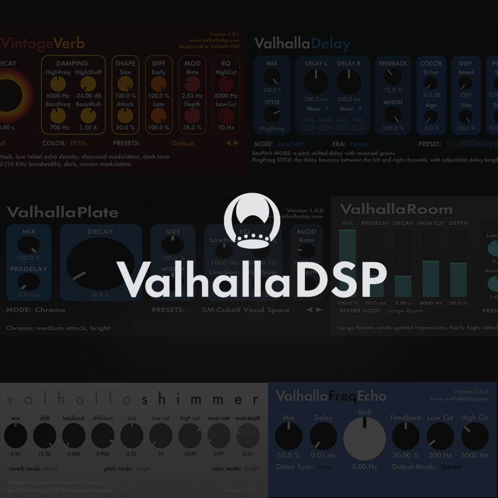 超级混响合集 ValhallaDSP bundle 2023.12 macOS（支持intel & M系列）-YU158-音频制作系统办公资源