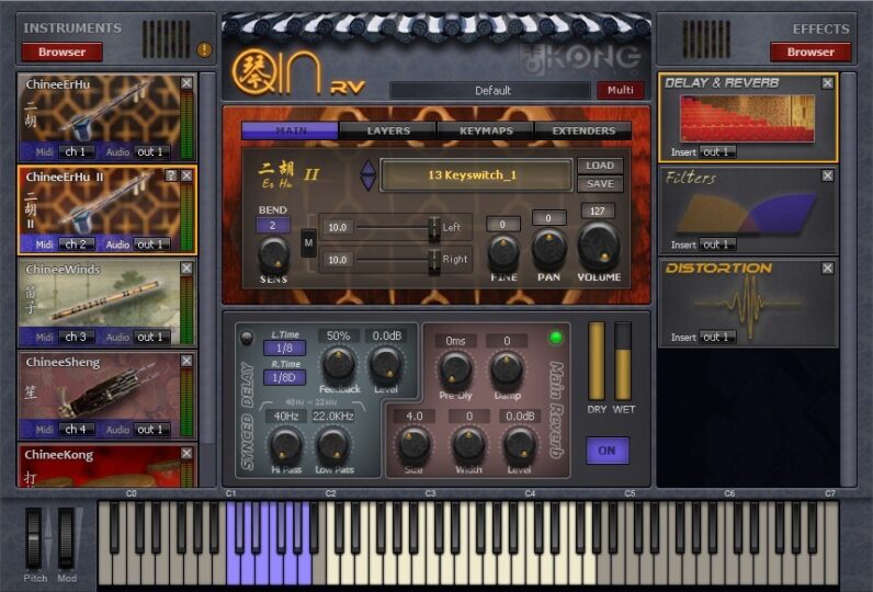 中国民族乐器音源 Kong Audio Chinee Orchestra FE v2.2 WIN-YU158-音频制作系统办公资源