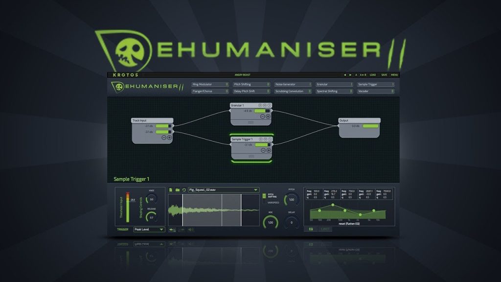 影视怪物音效制作插件 Krotos Dehumaniser Simple Monsters v1.1.4 WIN-YU158-音频制作系统办公资源