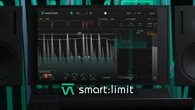智能限制器插件 Sonible Smartlimit v1.1.2 WIN-YU158-音频制作系统办公资源