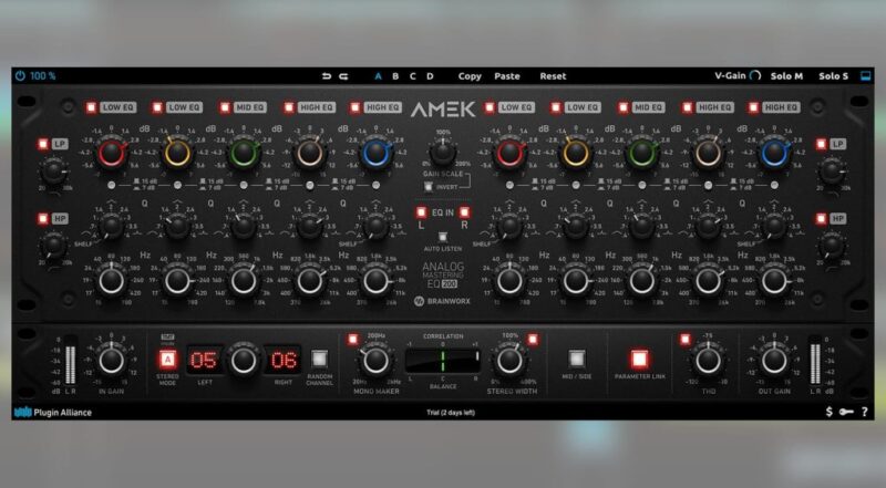 插件联盟母带压缩 Plugin Alliance AMEK Mastering Compressor v1.0.0 WIN-YU158-音频制作系统办公资源