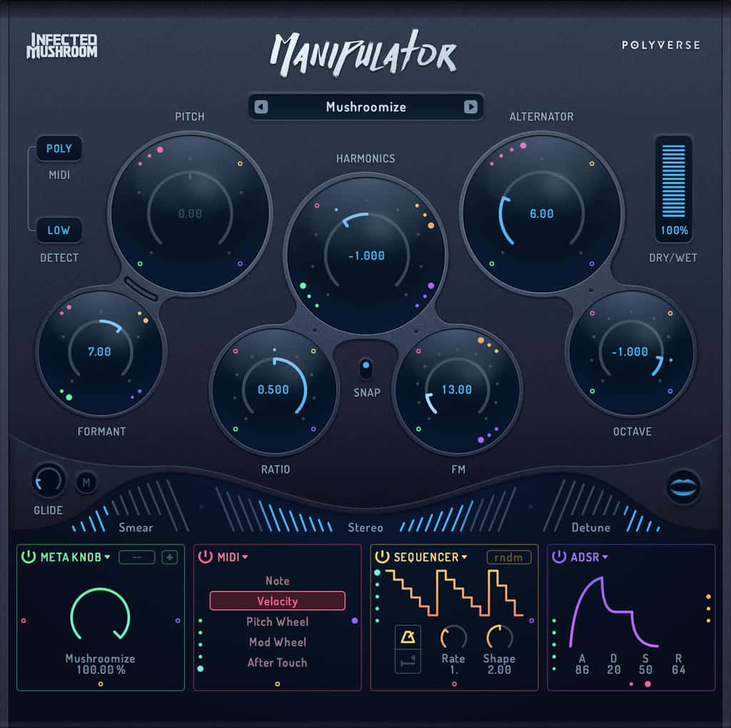人声变声合成器 Infected Mushroom Manipulator MAC-YU158-音频制作系统办公资源
