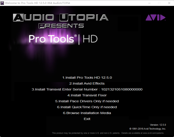 Pro Tools HDV12.5 PC 一键安装中文版音频后期制作软件-YU158-音频制作系统办公资源