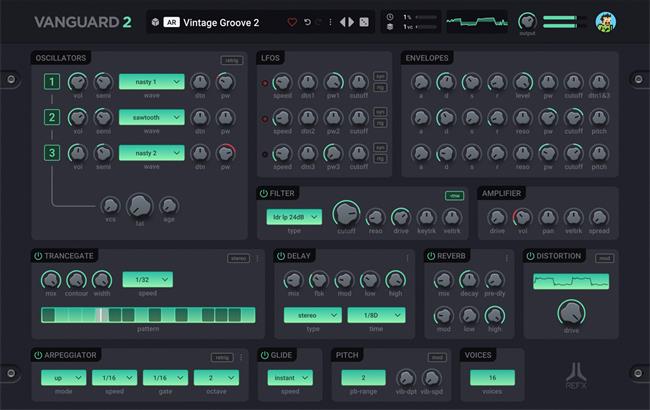 虚拟合成器 ReFX Vanguard V2.0.7.Rev2 WiN-YU158-音频制作系统办公资源