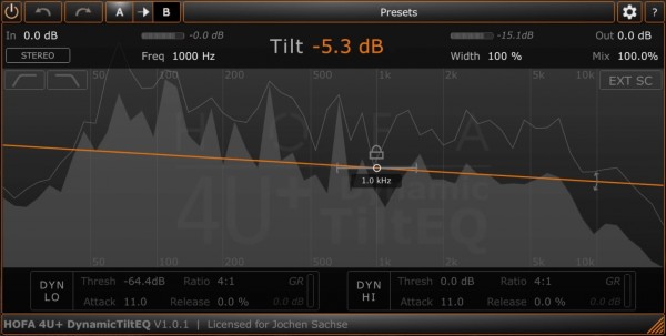 均衡效果器 HOFA 4U Plus Dynamic TiltEQ V1.0.9-R2R WIN-YU158-音频制作系统办公资源