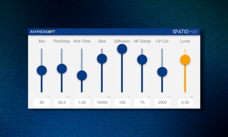 混响器 Anwida Soft Spatio Light v1.0.1-YU158-音频制作系统办公资源