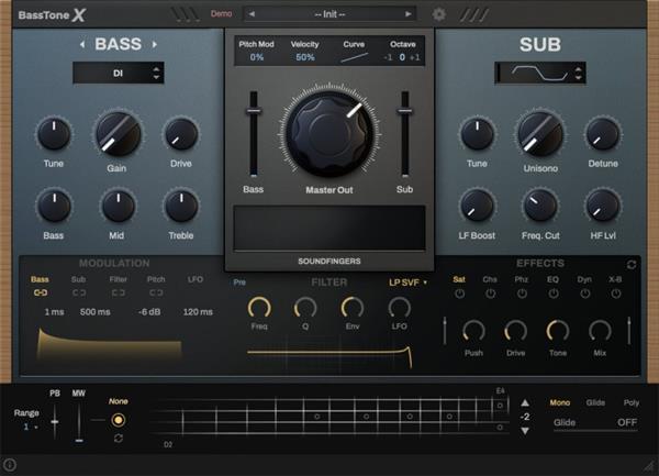 贝斯合成器 SoundFingers BassTone X V1.0.0-R2R-YU158-音频制作系统办公资源