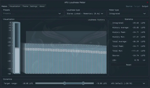 响度分析器 APU Software APU Loudness Meter V1.9.11 WIN&MAC-YU158-音频制作系统办公资源