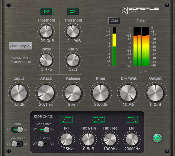压缩效果器 Borealis Audio BusComp 2 X64 WiN&MAC-YU158-音频制作系统办公资源