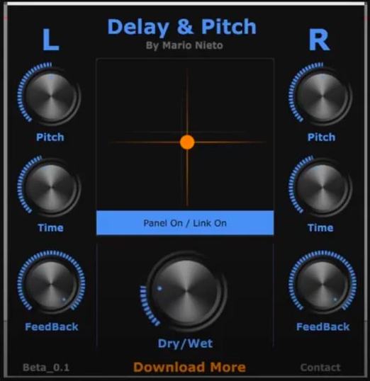 延迟插件 Mario Nieto World Delay & Pitch V0.1 X64 WIN&MAC-YU158-音频制作系统办公资源