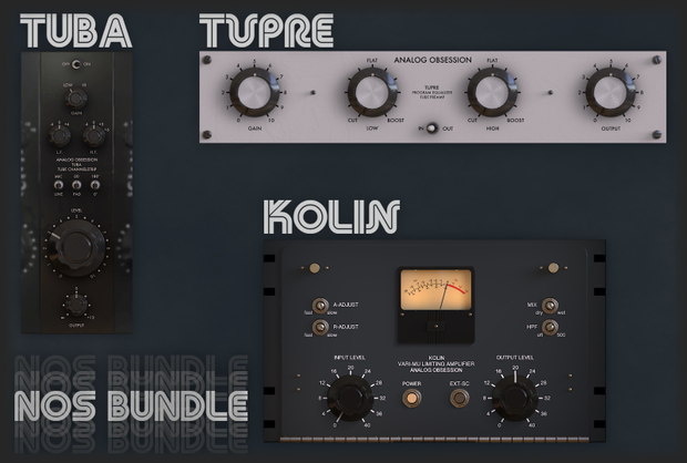 Analog Obsession NOS Bundle Tuba TuPre Kolin 2021.3 WIN-YU158-音频制作系统办公资源