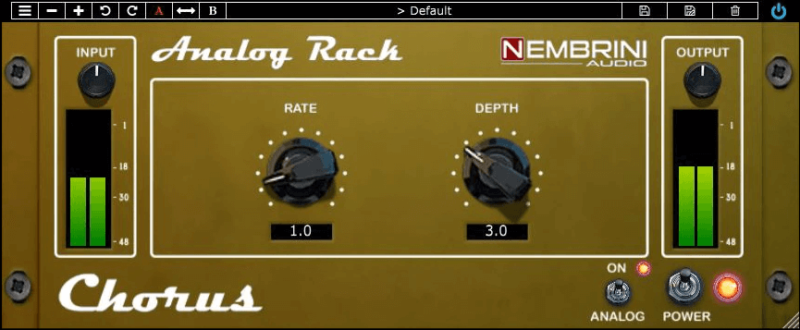 Nembrini Audio – Analog Rack Chorus v2.0.0 x64 VST VST3 AAX Win-YU158-音频制作系统办公资源