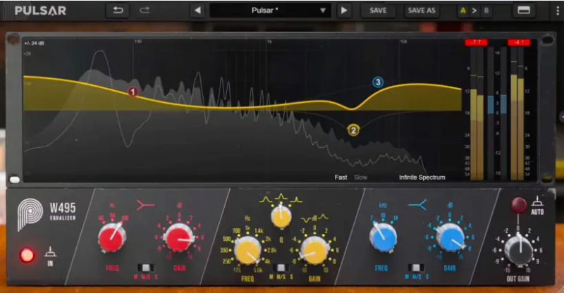 经典母带均衡模拟传奇硬件 Pulsar Audio PULSAR W495 1.0.6 WIN-YU158-音频制作系统办公资源