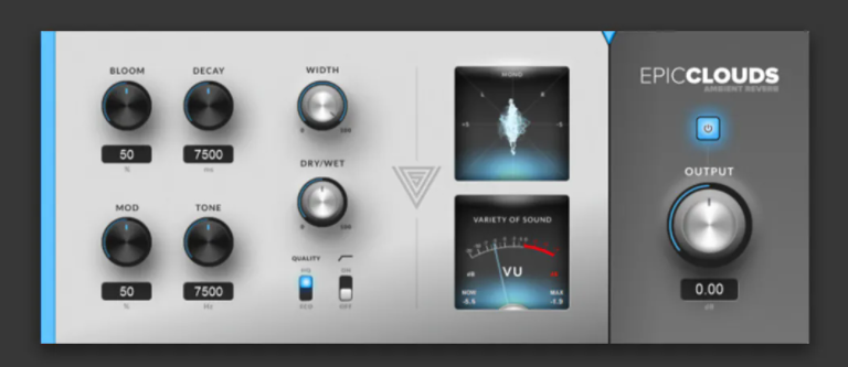 环境混响插件 Variety Of Sound EpicCLOUDS (Ambient Reverb) V1.0 WIN-YU158-音频制作系统办公资源